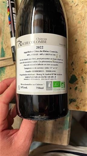 Rhône Valley Côtes du Rhône Rochecolombe 2022