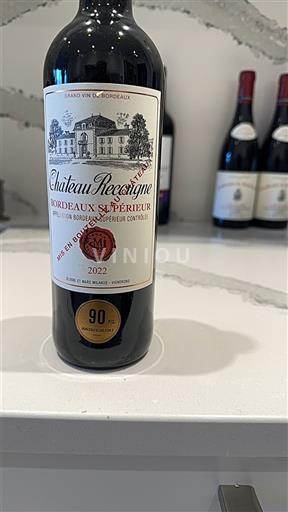 Burdeos Bordeaux superior Château Recougne 2022
