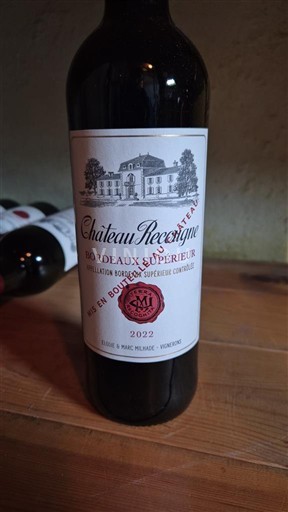 Bordeaux Bordeaux Supérieur Château Recougne 2022