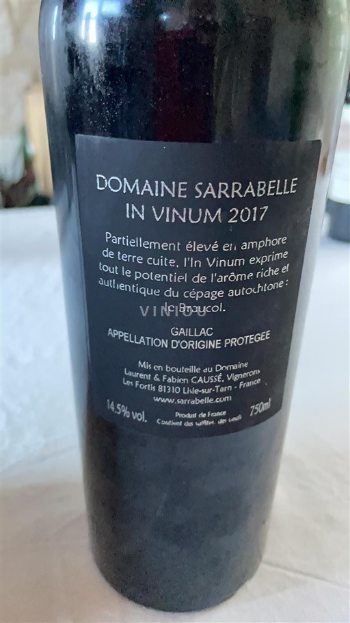 Zuidwest-Frankrijk Gaillac Domaine Sarrabelle In Vinum 2017