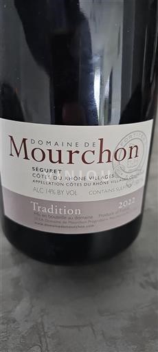 Rhônetal Nicht spezifiziert Domaine Mourchon Tradition 2022