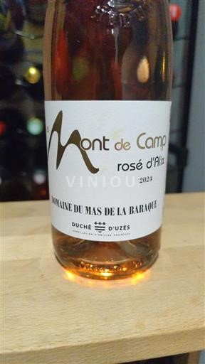 Vale do Ródano Ducado de Uzès Domaine Mas de la Baraque Mont de Camp rosé d'Alix 2024