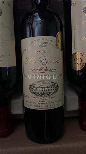 Burdeos Blaye-Côtes de Burdeos Domaine La Valade 2021