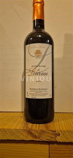 Vin Rouge sec Domaine Courne 2016 France Bordeaux Bordeaux supérieur AOC