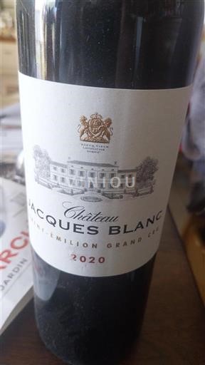 Burdeos Saint-Émilion Grand Cru Château Jacques Blanc 2020