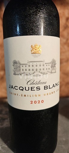 Bordeaux Saint-Émilion Grand Cru Château Jacques Blanc 2020