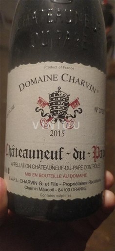 Rhône-dalen Châteauneuf-du-Pape Domaine Charvin 2015