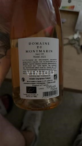 Languedoc ja Roussillon Côtes de Thongue Domaine Montmarin 2023