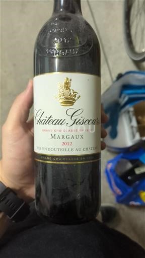 Bordeaux Margaux Grand Cru Château Giscours 2012