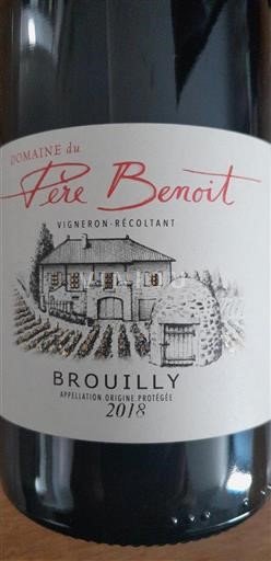 Beaujolais Brouilly Domaine Père Benoit 2018