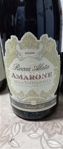 Veneto Amarone della Valpolicella Rocca Alata 2020
