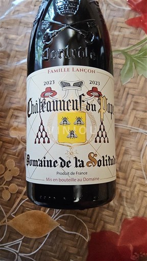 Rhône Valley Châteauneuf-du-Pape Domaine La Solitude 2023