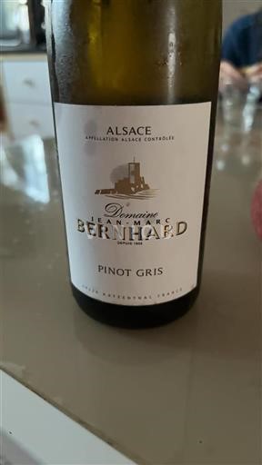 Alsace Grand Cru Domaine Jean-Marc Bernhard Pinot Gris 2020
