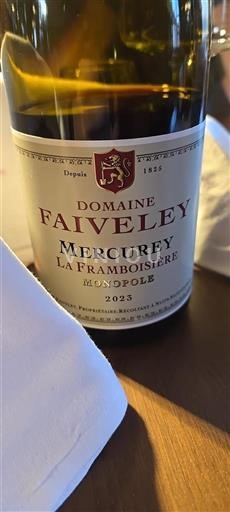 Bourgogne Mercurey Domaine Faiveley La Framboisière 2023