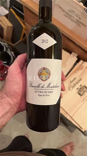 Tuscan Wines Brunello di Montalcino Fattoria dei Barbi Vigna del Fiore 2012