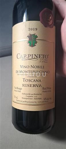 Toscana Vino Nobile di Montepulciano Carpineto 2019
