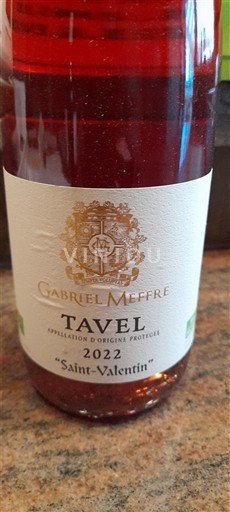 Rhône-dalen Tavel Gabriel Meffre Saint-Valentin 2022