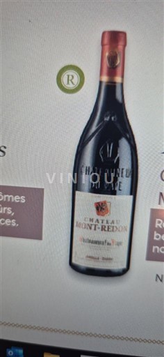 Rhônedalen Châteauneuf-du-Pape Château Mont-Redon Icke årgångsbetecknad