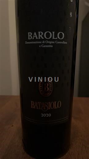 Vin Rouge sec Batasiolo 2020 Italie Piémont Barolo DOC