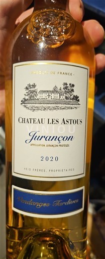 Southwest Jurançon Château Les Astous Vendanges Tardives 2020