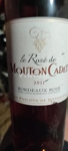 Bordeaux Baron Philippe de Rothschild Le Rosé de Mouton Cadet 2011