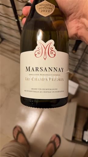 Burgundi Marsannay Château Marsannay Les Champs Perdrix 2022