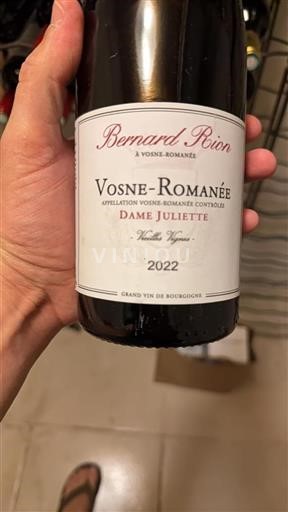 Bourgondië Vosne-Romanée Grand Cru Bernard Rion Dame Juliette 2022