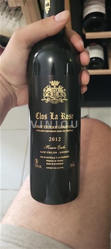 Bordeaux Saint-Émilion Grand Cru Grand Cru Clos La Rose 2012