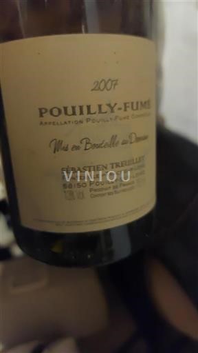 Loire Valley Pouilly-Fumé Sébastien Treuilliet 2007