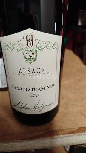 Alsace Grand Cru Alphonse Heitzmann 2020