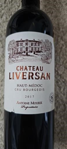 Bordeaux Haut-Médoc Cru Bourgeois Château Liversan 2017