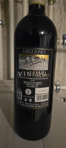 Tuscany Brunello di Montalcino Argiano 2020