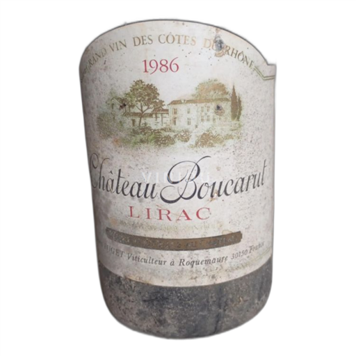 Rhône-dalen Lirac Château Boucarut 1986