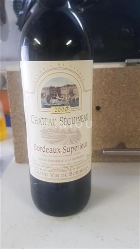 Bordeaux Bordeaux supérieur Château Séguineau 2000