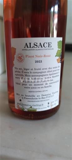 Alsace Grand Cru Domaine Vierling Pinot Noir-Rosé 2023