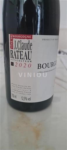 Borgoña J. Claude Rateau 2020