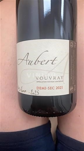 Loiredalen Vouvray Aubert 2021