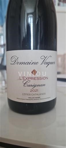 Languedoc and Roussillon Côtes Catalanes Domaine Vaquer L'Expression 2021