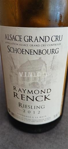 Alsácia Não especificado Grand Cru Raymond Renck 2012