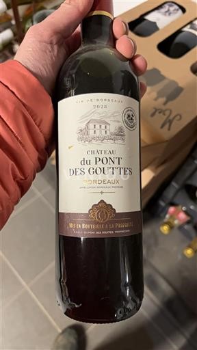 Burdeos Bordeaux Château Pont des Gouttes 2023
