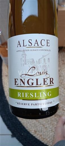 Vin Blanc sec Réserve Particulière Louis Engler Non millésimé France Alsace Vin de France Grand Cru