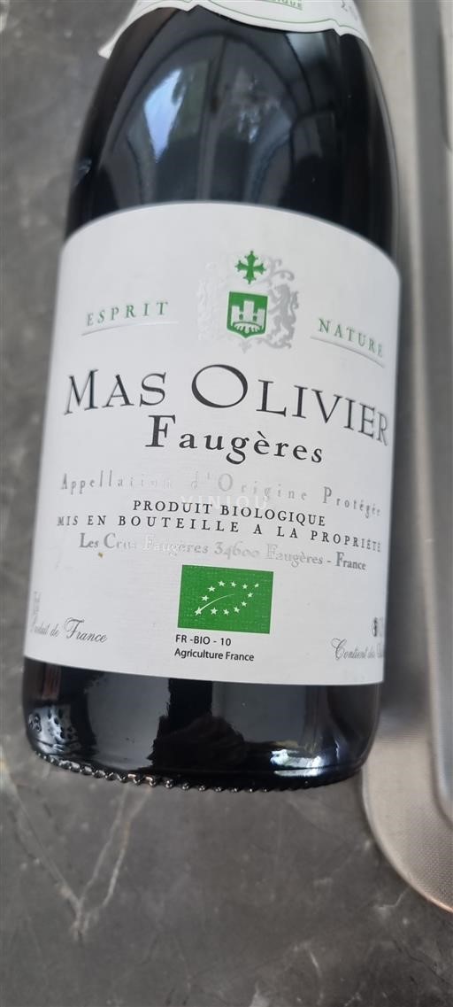 Languedoc Faugères Mas Olivier 2022