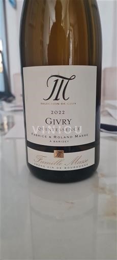Borgonha Givry Famille Masse Quintessence 2022