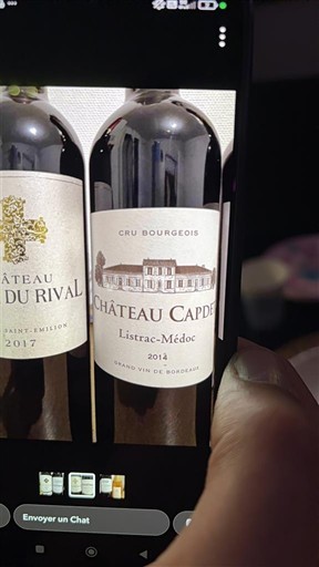 Bordéus Listrac-Médoc Cru Bourgeois Château Capdet 2014