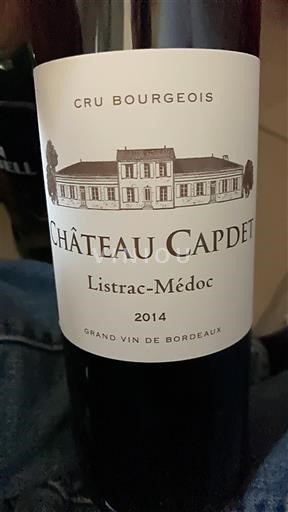 Bordeaux Listrac-Médoc Cru Bourgeois Château Capdet 2014