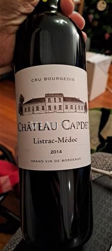Burdeos Listrac-Médoc Cru Bourgeois Château Capdet 2014
