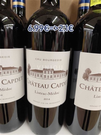 Bordeaux Listrac-Médoc Cru Bourgeois Château Capdet 2014