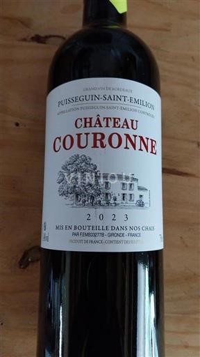 Bordeaux Puisseguin-saint-émilion Château Couronne 2023