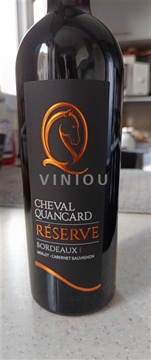Bordeaux Cheval Quancard Réserve 2022