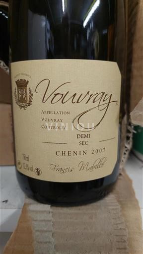 Loiredalen Vouvray Francis Mabille 2007